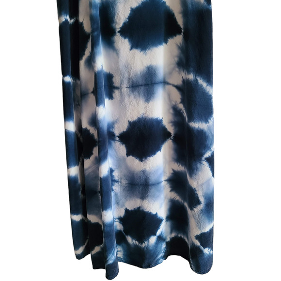 C & C‎ CALIFORNIA Indigo Blue Tie Dye Maxi Tank Dress 83S23Q02 Women's Small - Picture 7 of 11